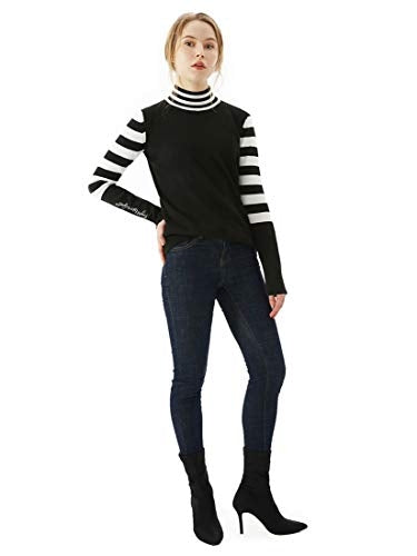 "Fight Like a Girl Script" Ladies Sweater - Black