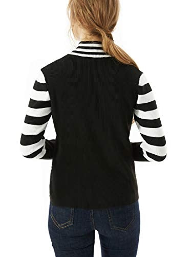 "Fight Like a Girl Script" Ladies Sweater - Black