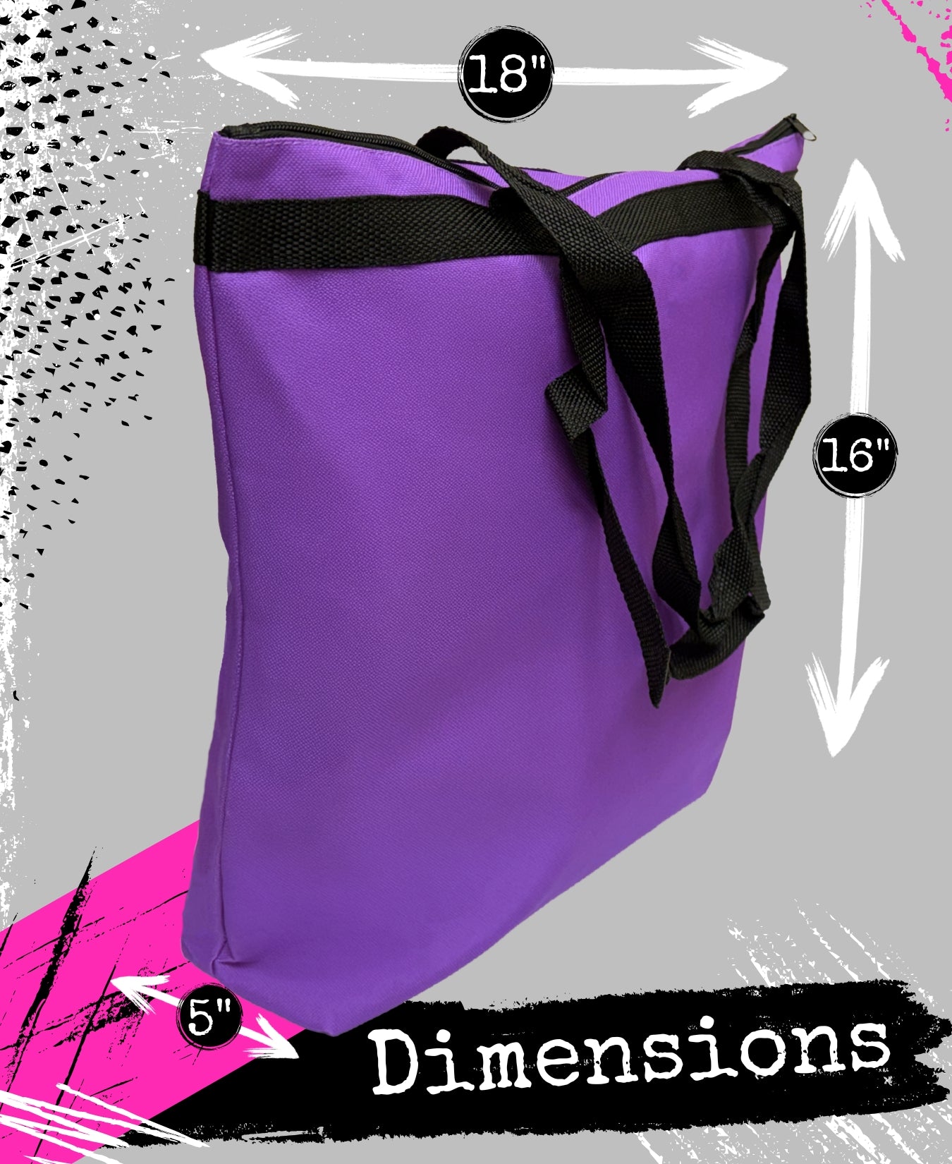 How Strong We Are Darcey Tote Bag - Purple