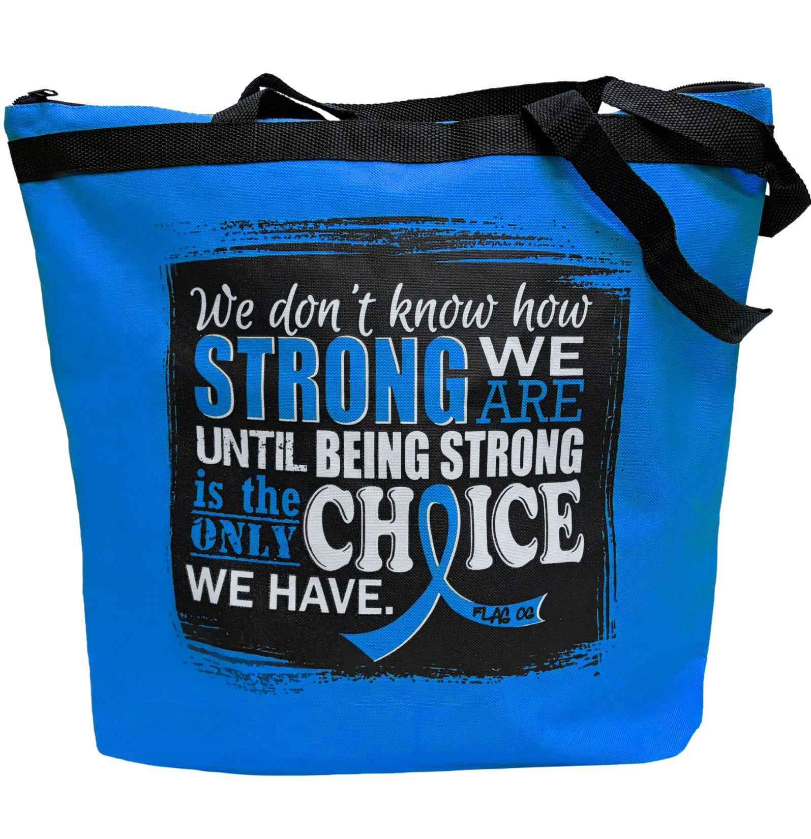 How Strong We Are Darcey Tote Bag - Blue