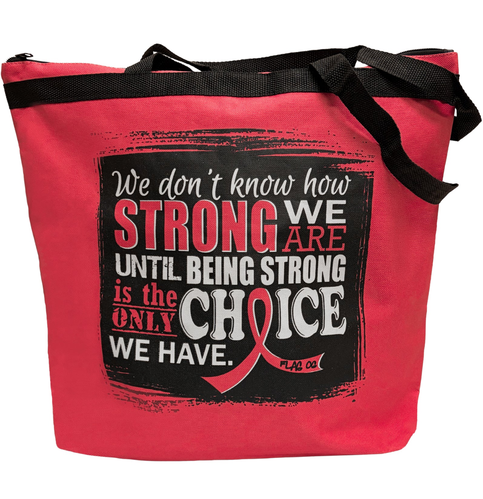 How Strong We Are Darcey Tote Bag - Red