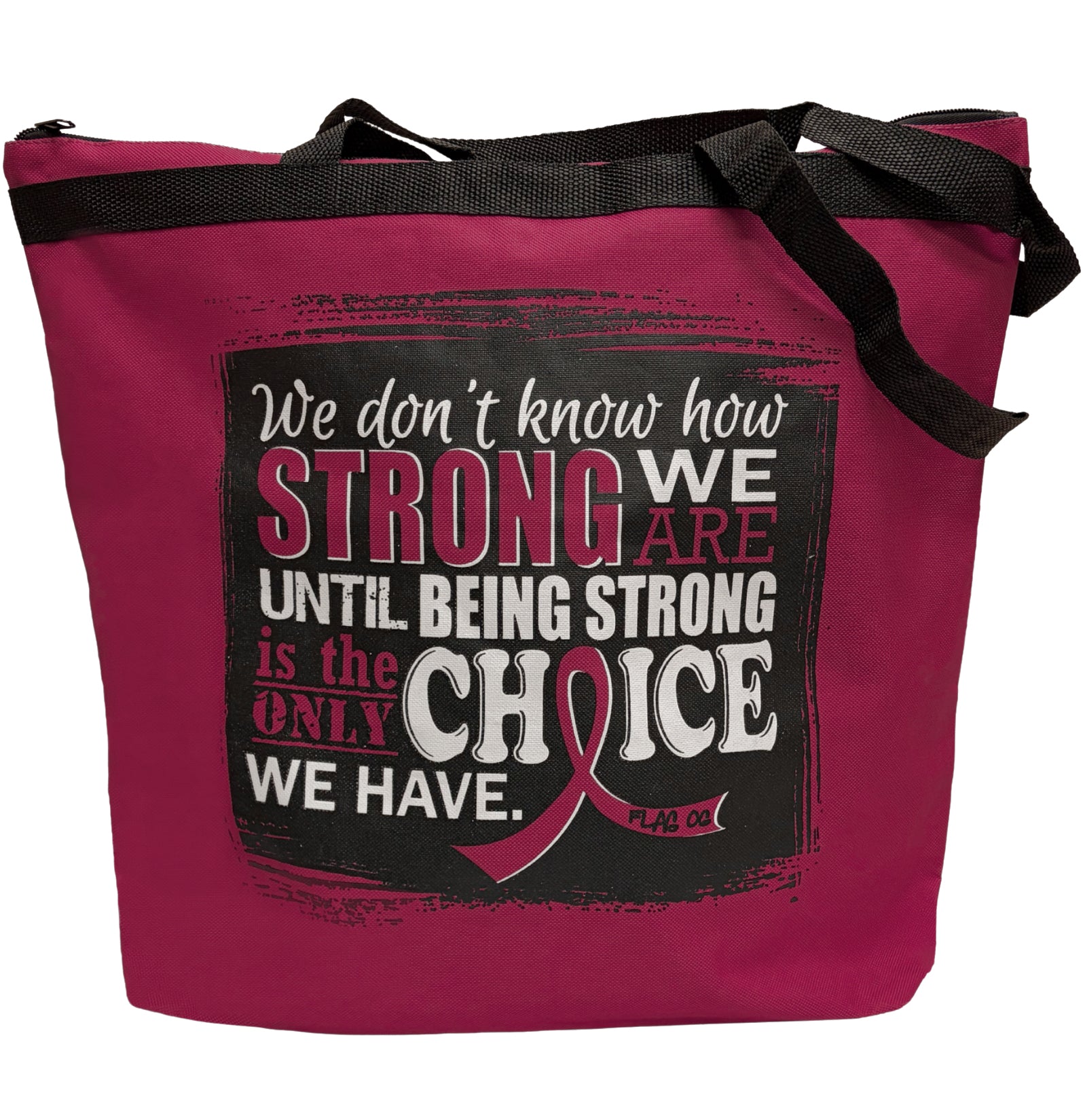 How Strong We Are Darcey Tote Bag - Burgundy