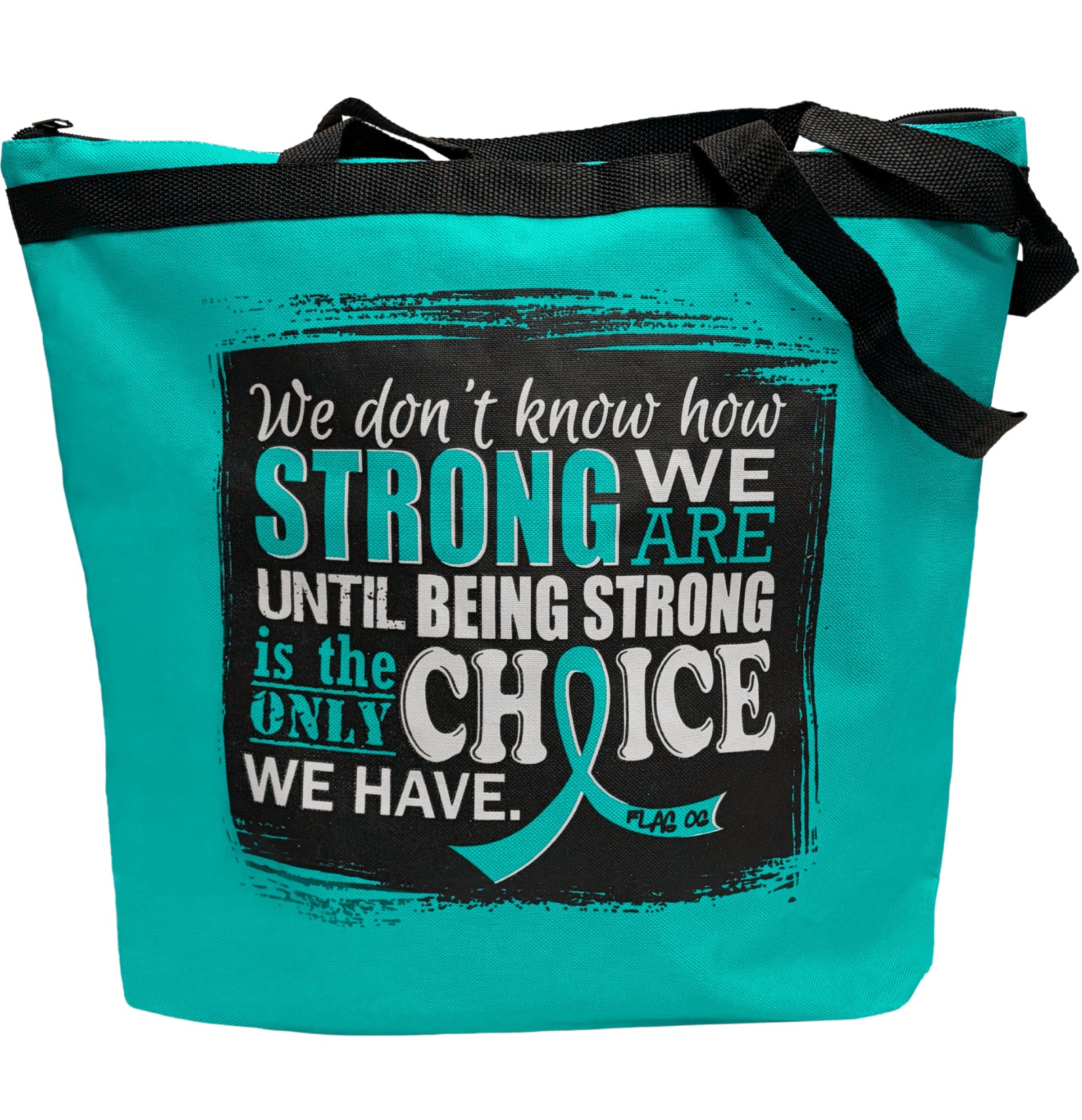 How Strong We Are Darcey Tote Bag - Teal