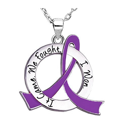 Came Fought Won Survivor Necklace Lupus