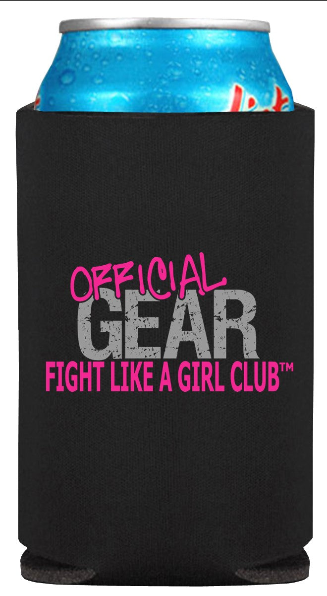 Fight Like a Girl Breast Cancer Koozie Can Cooler