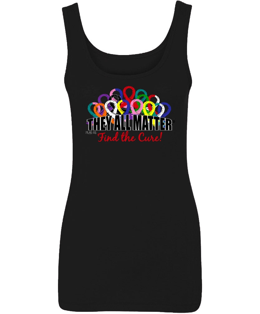 They All Matter Women's Stretch Tank Top - Black