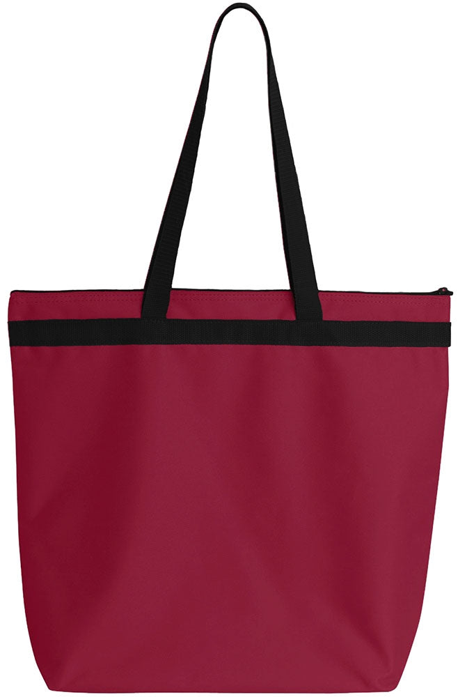 "How Strong We Are" Darcey Tote Bag - Burgundy