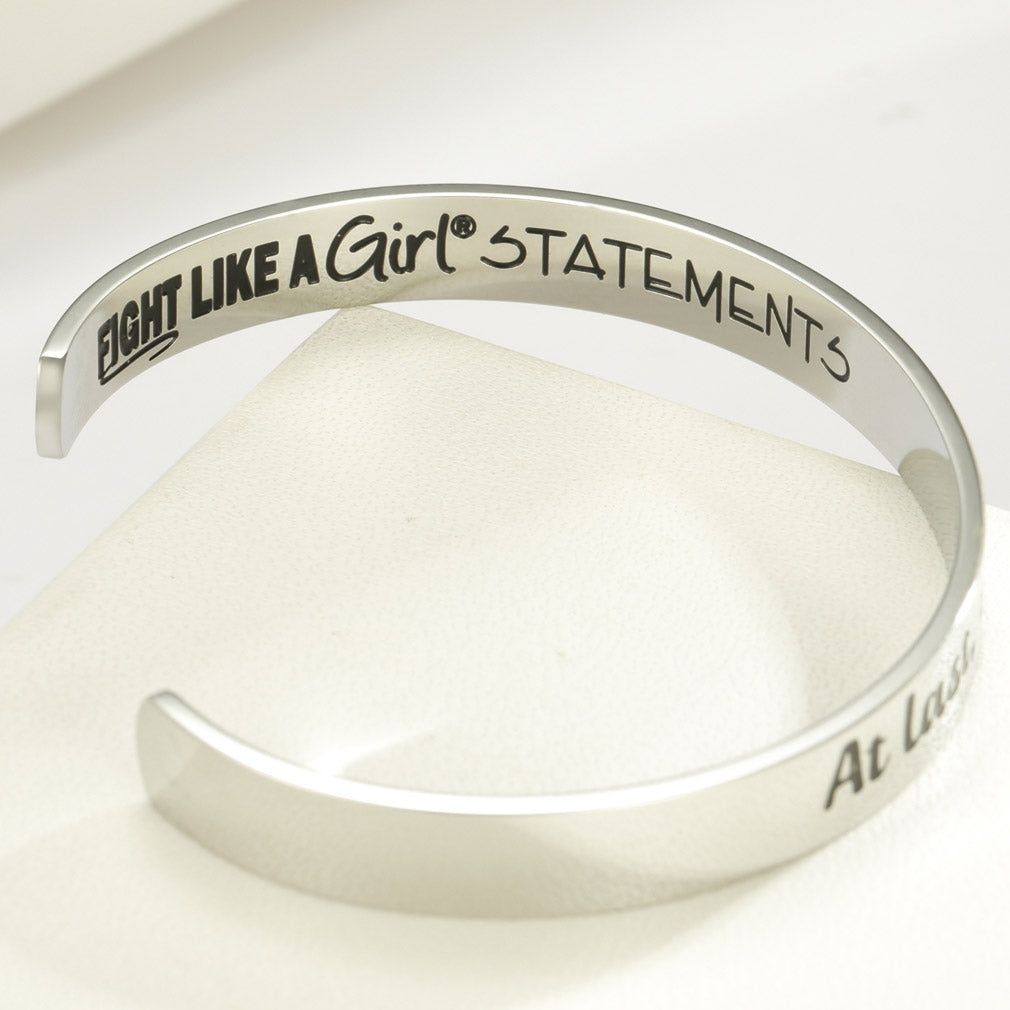 She Chose Herself Cuff Bracelet - Silver
