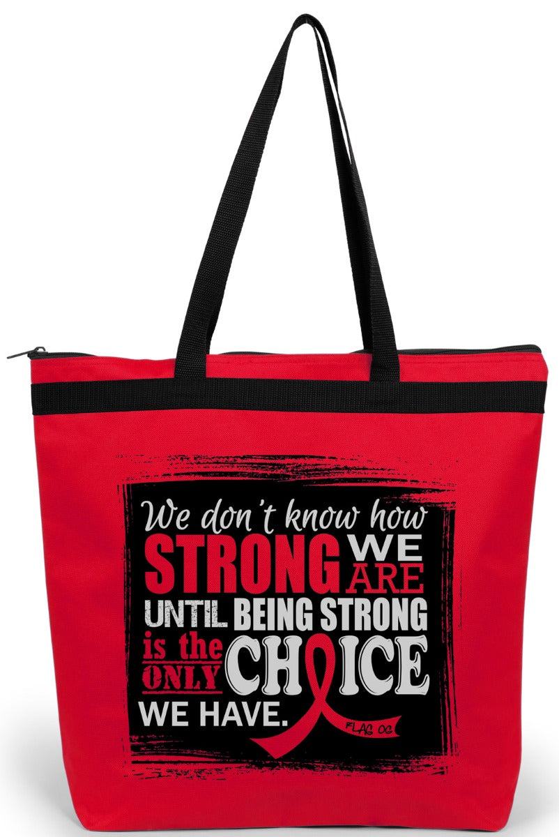 How Strong We Are Tote Bag for Heart Disease