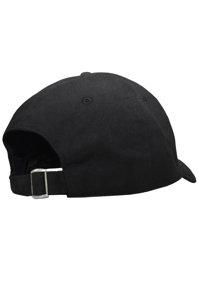 Chemo Hair Don't Care Embroidered Cap - Black w/ Pink