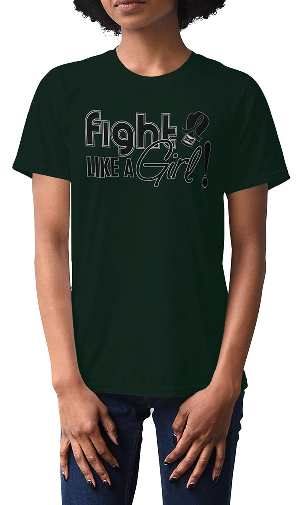 "Fight Like a Girl Signature" Unisex T-Shirt - Emerald Green