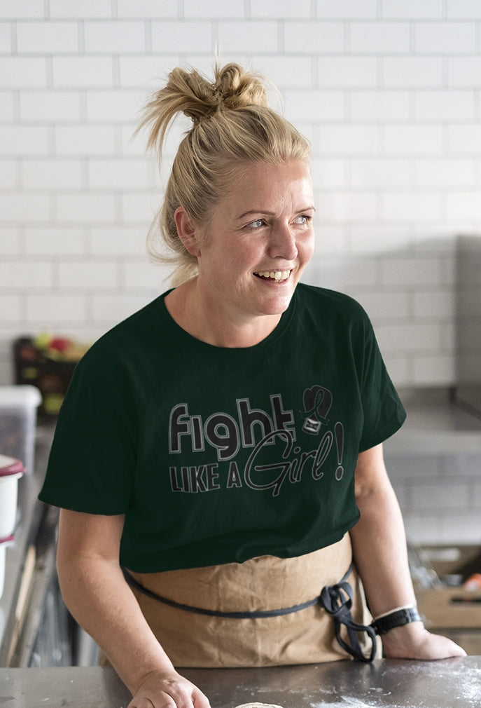 "Fight Like a Girl Signature" Unisex T-Shirt - Emerald Green