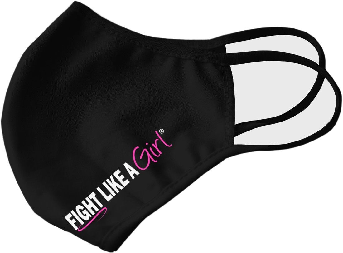Fight Like a Girl Hybrid Face Mask - Black w/ Pink (Discontinued)