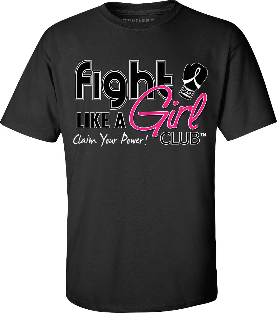 Fight Like a Girl Club Logo - Black