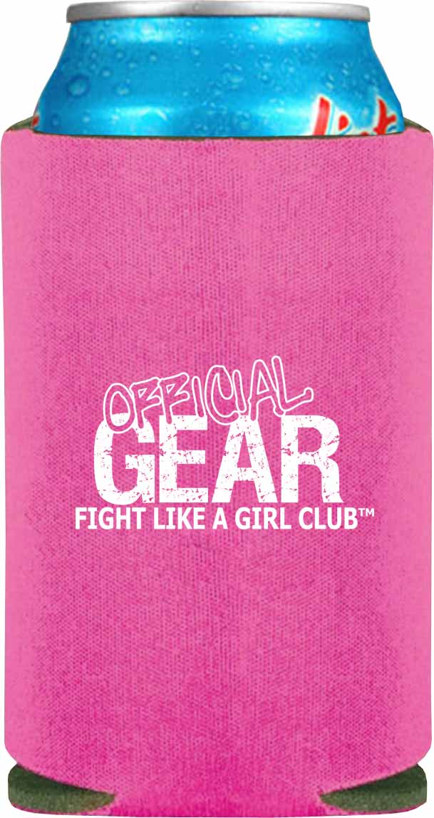 Fight Like a Girl Signature Collapsible Can Cooler - Pink (Discontinued)