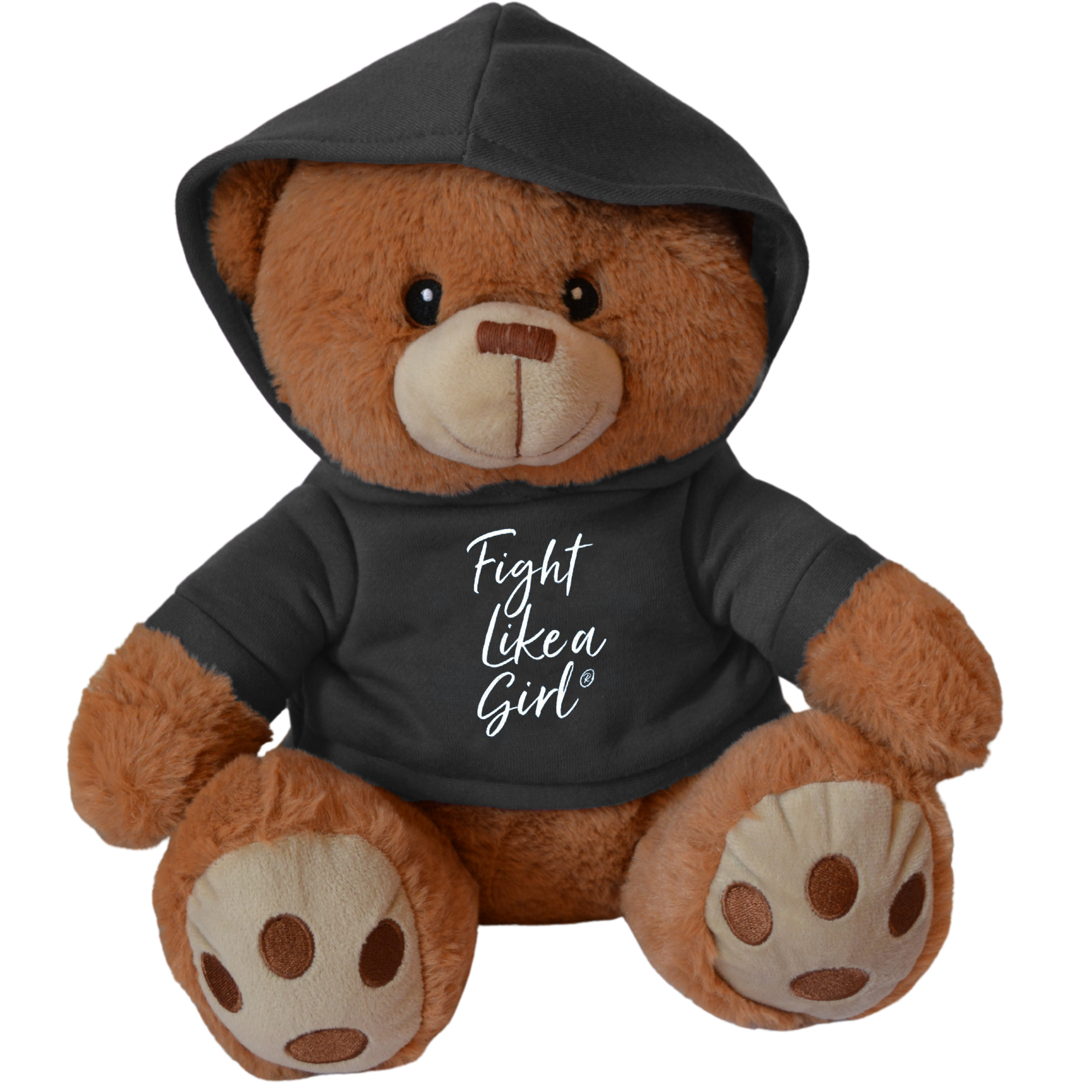 Fight Like a Girl Script Fight Pal Teddy Bear - Black