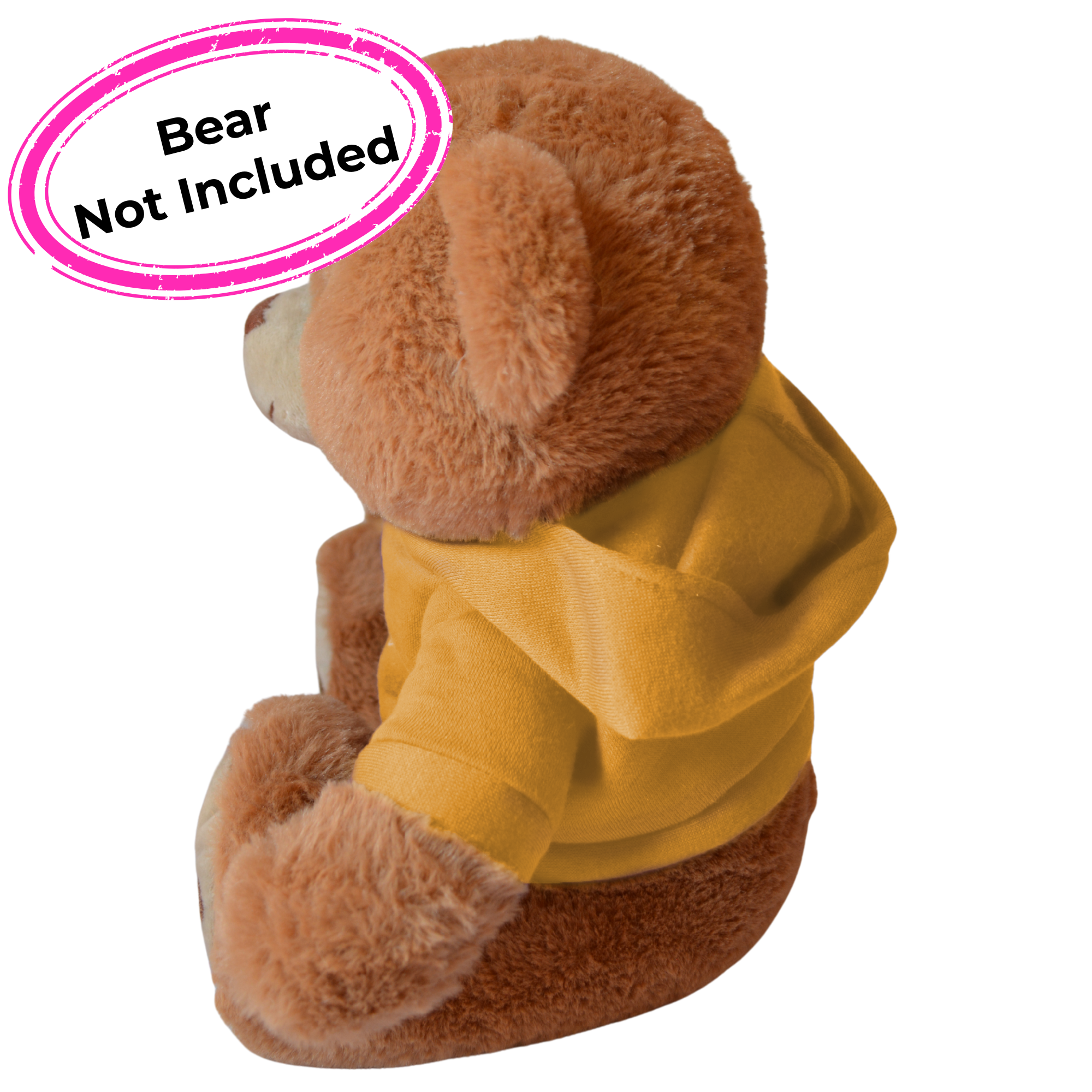Your Fight Is My Fight Script Hoodie for Stuffed Animal - Gold