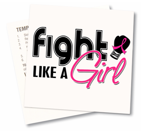 Fight Like a Girl Temporary Tattoos 1