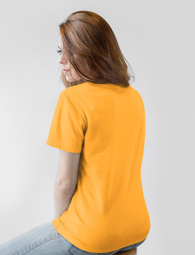 "Fight Like a Girl Signature" Unisex T-Shirt - Gold