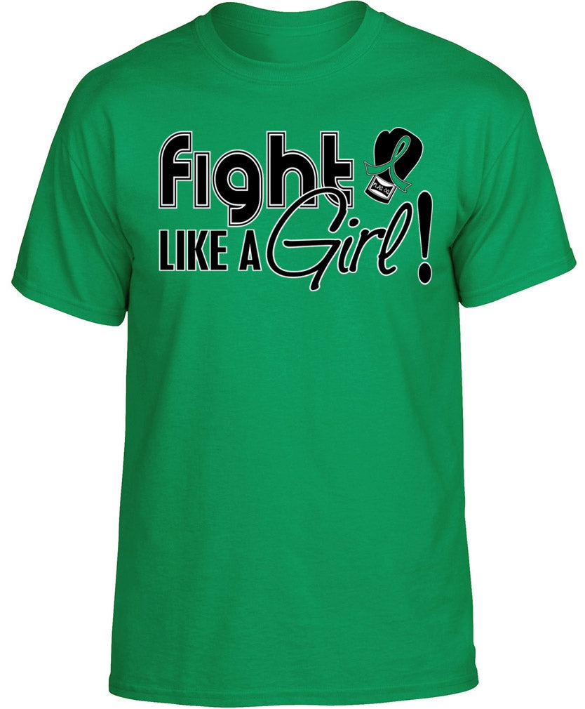 "Fight Like a Girl Signature" Unisex T-Shirt - Green