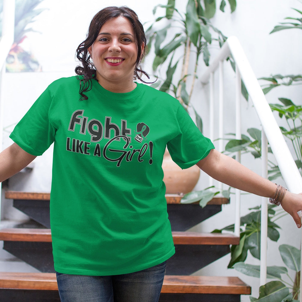"Fight Like a Girl Signature" Unisex T-Shirt - Green