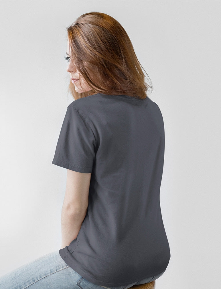 "Fight Like a Girl Signature" Unisex T-Shirt - Grey