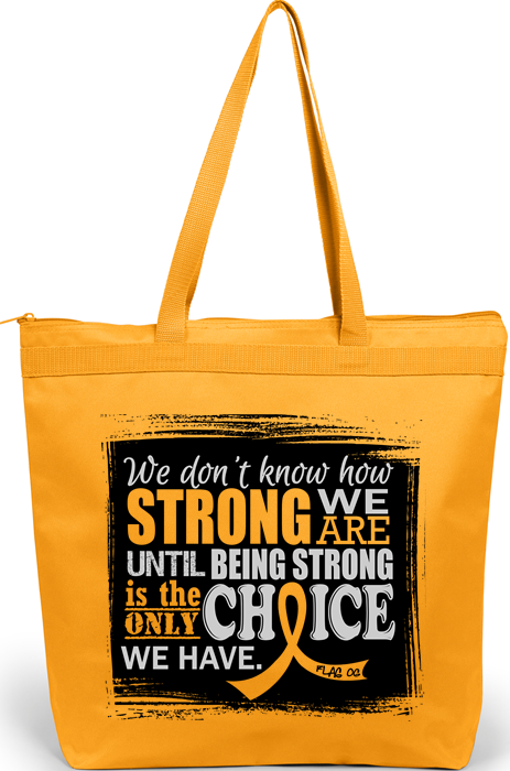 How Strong We Are Tote Bag For Childhood Cancer