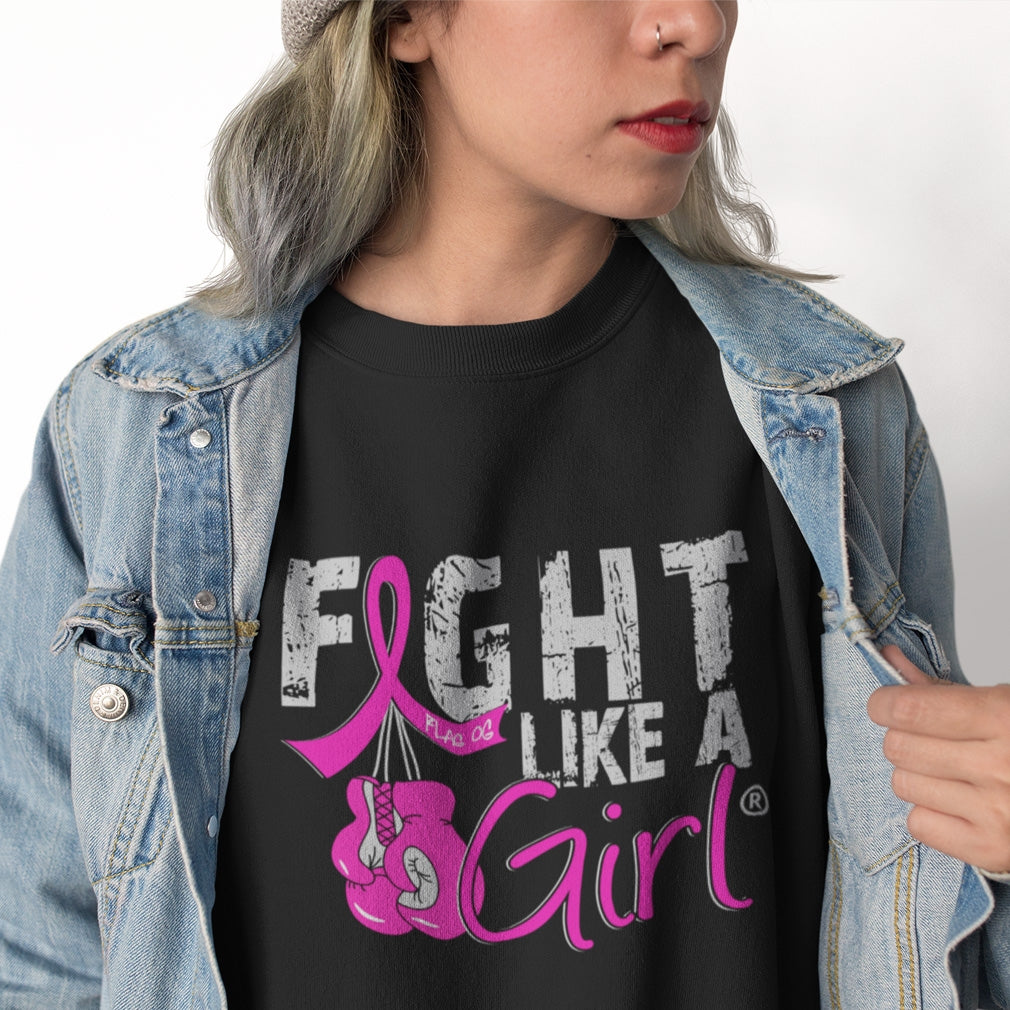 "Fight Like a Girl Knockout" Unisex Sweatshirt