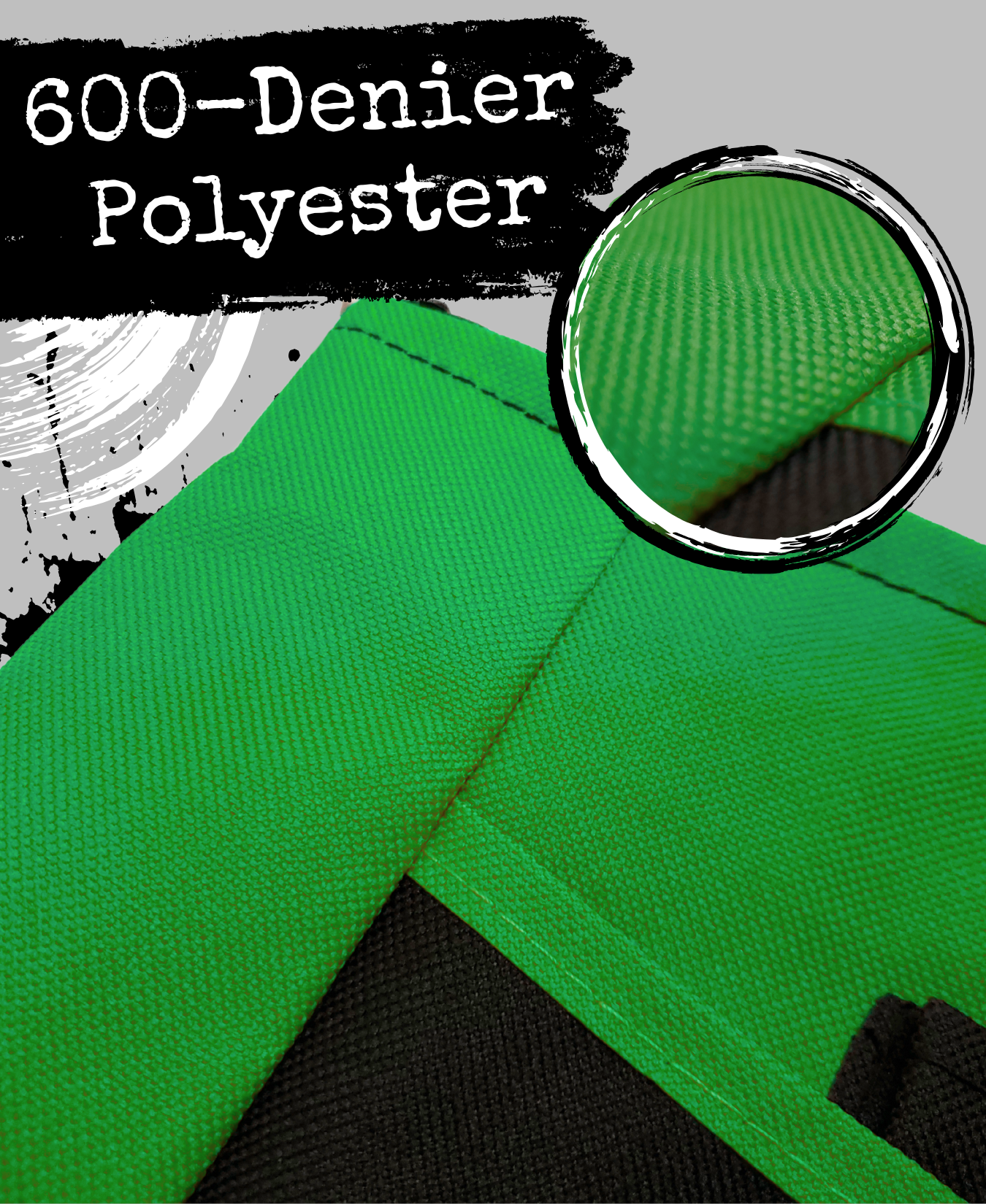 Fight Like a Girl Knockout Dakota Tote Bag - Black w/ Green