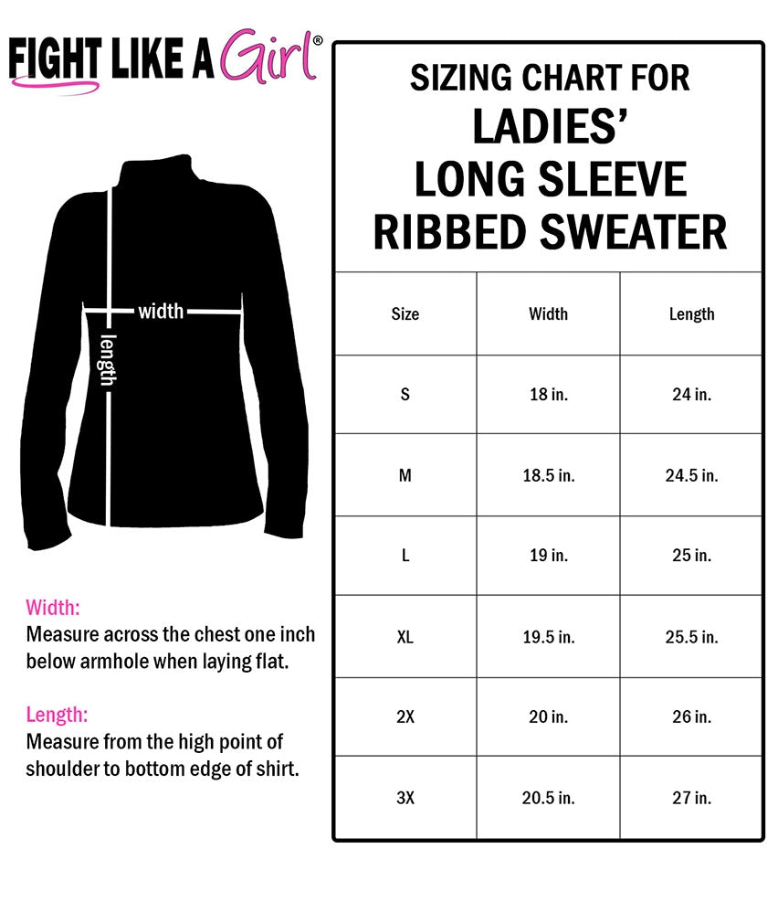 Ladies Mock Neck Sweater Size Chart