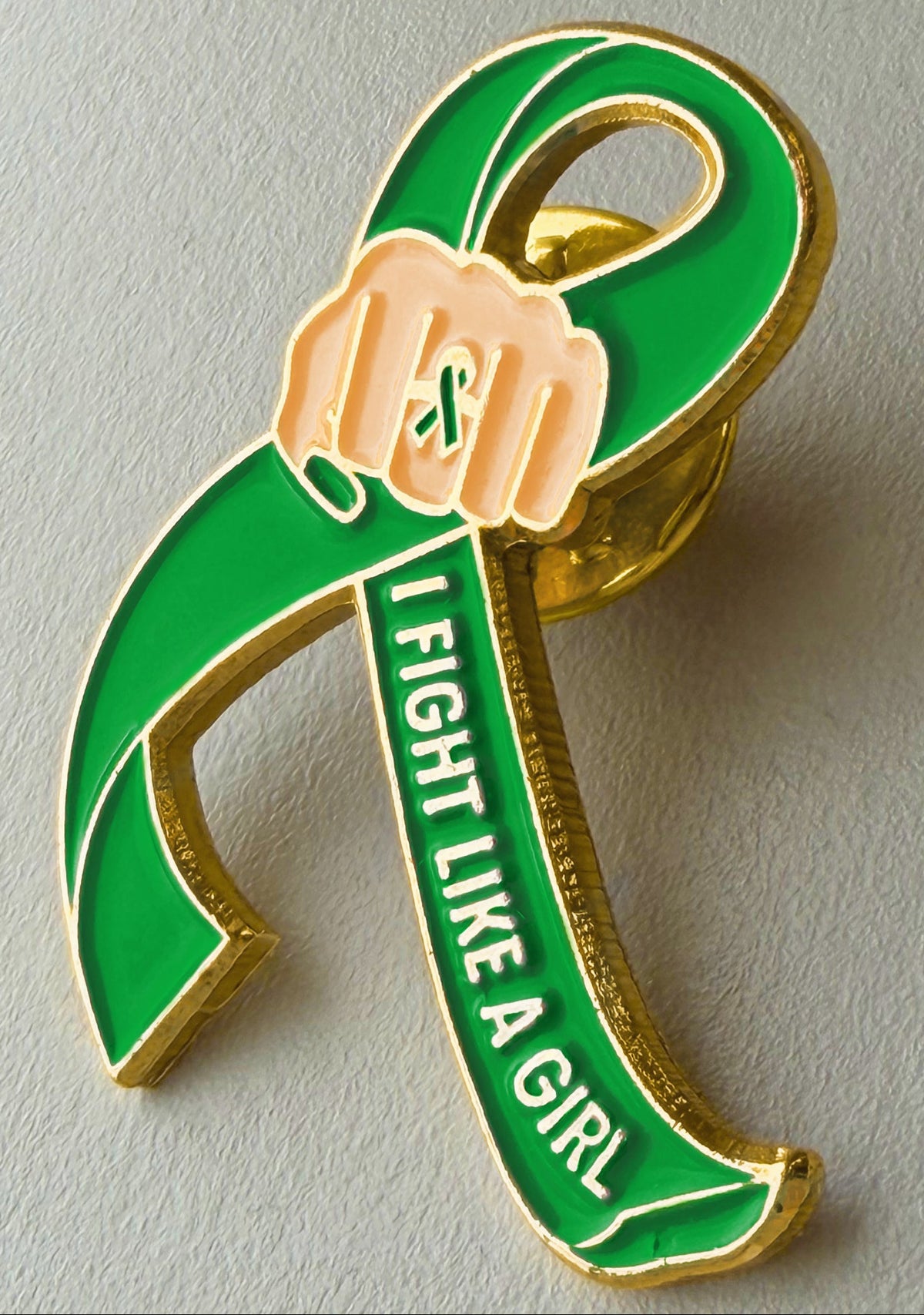kidney_disease_pkd_mental_health__bile_duct_cerebral_palsy_lapel_pins_green_ribbon
