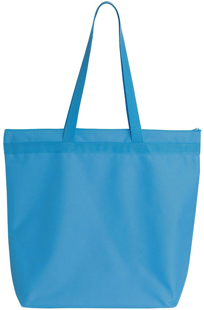 "How Strong We Are" Darcey Tote Bag - Light Blue
