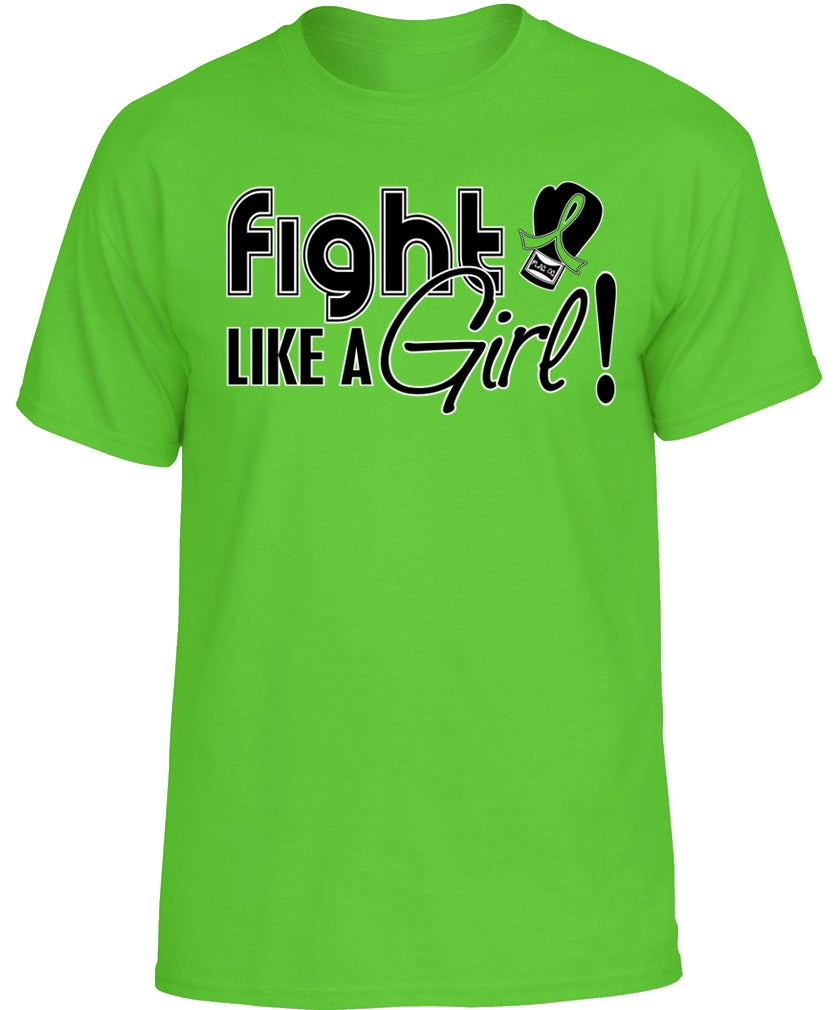 "Fight Like a Girl Signature" Unisex T-Shirt - Lime Green