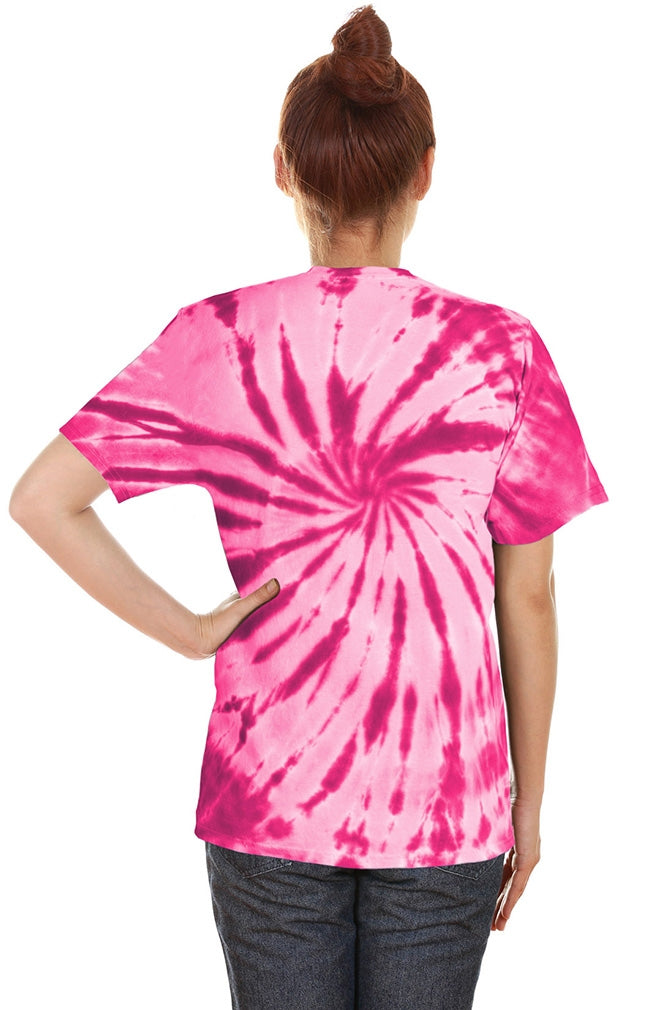 "Fight Like a Girl Signature" Unisex T-Shirt - Pink Tie-Dye