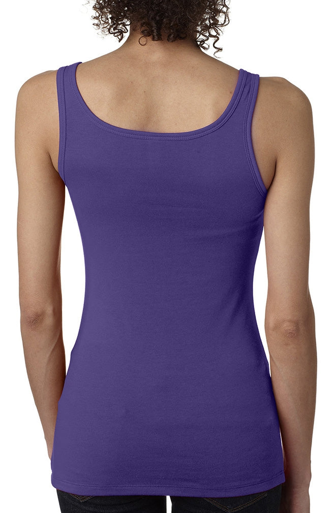 "Fight Like a Girl Signature" Stretch Tank Top - Purple