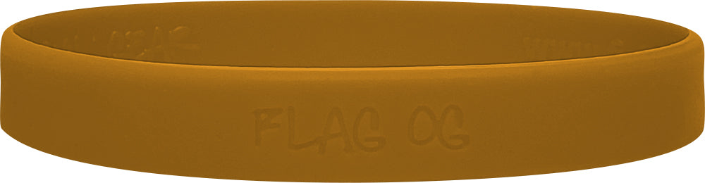 Fight Like a Girl Hybrid Silicone Wristband - Amber