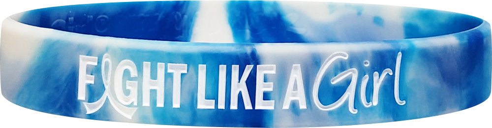 Fight Like a Girl Wristband Bracelet for ALS aka Lou Gehrig's Disease