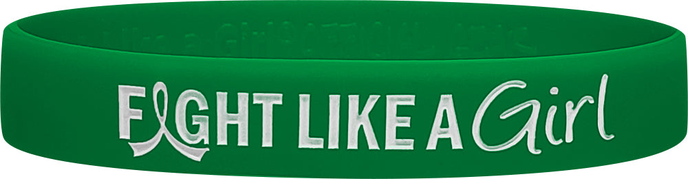 Fight Like a Girl Wristband - Green