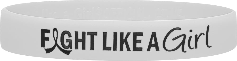 Fight Like a Girl Wristband Bone Cancer, Bone Disease, Osteoporosis, Retinoblastoma, Scoliosis, Lung Cancer, Mesothelioma,Lung Disease