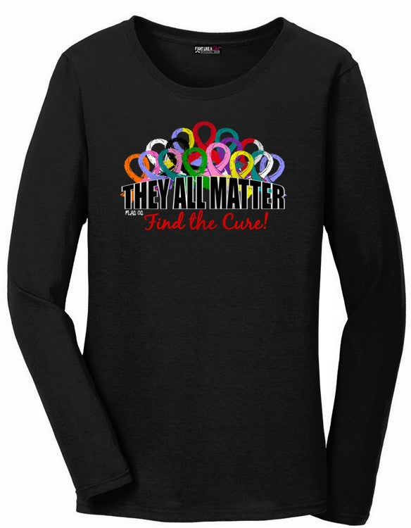 They All Matter Women's Long Sleeve T-Shirt - Black