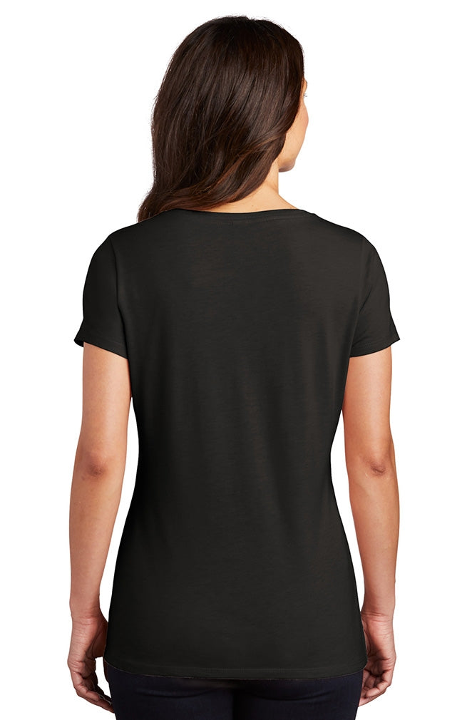 "They All Matter" Ladies' Triblend V-Neck T-Shirt - Black