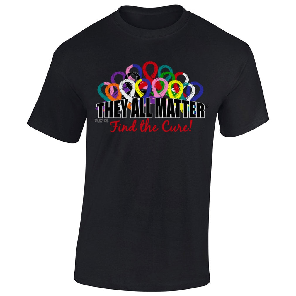 They All Matter Unisex T-Shirt - Black