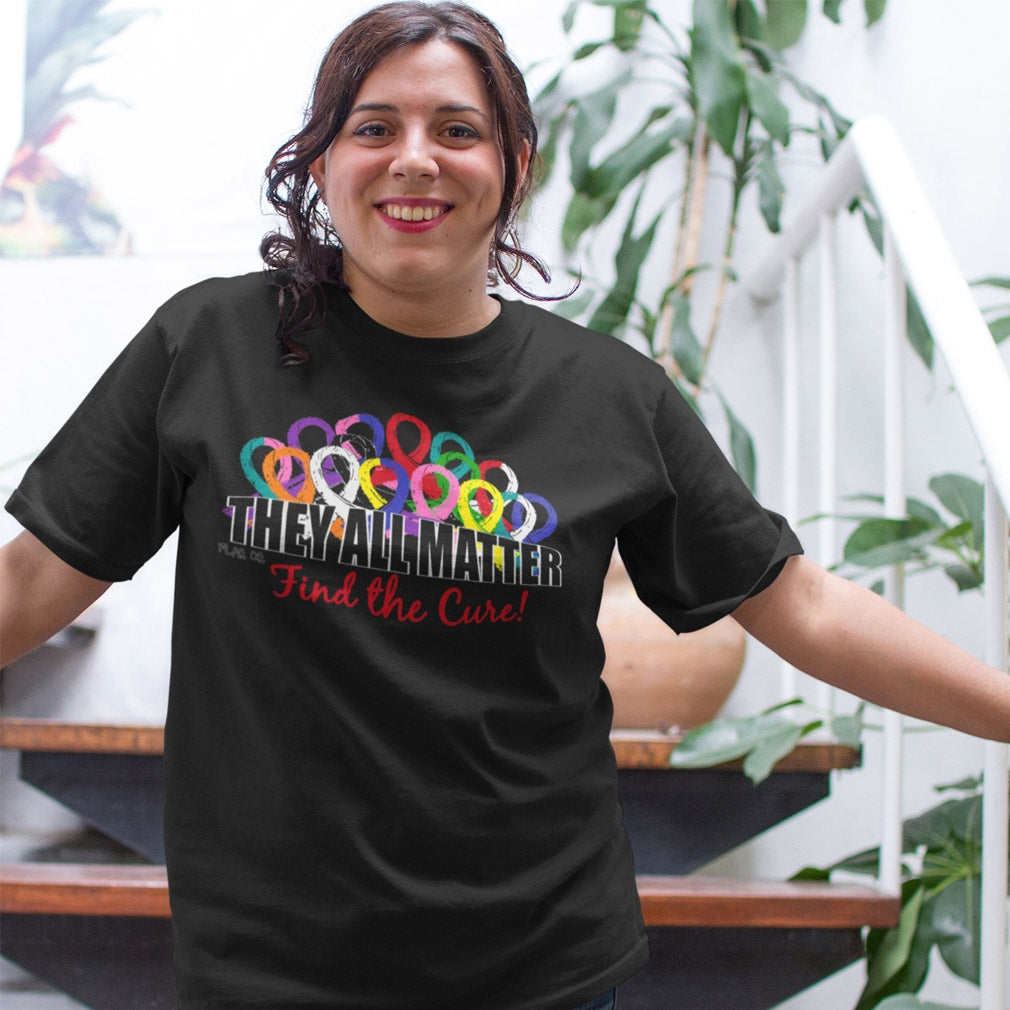 They All Matter Unisex T-Shirt - Black