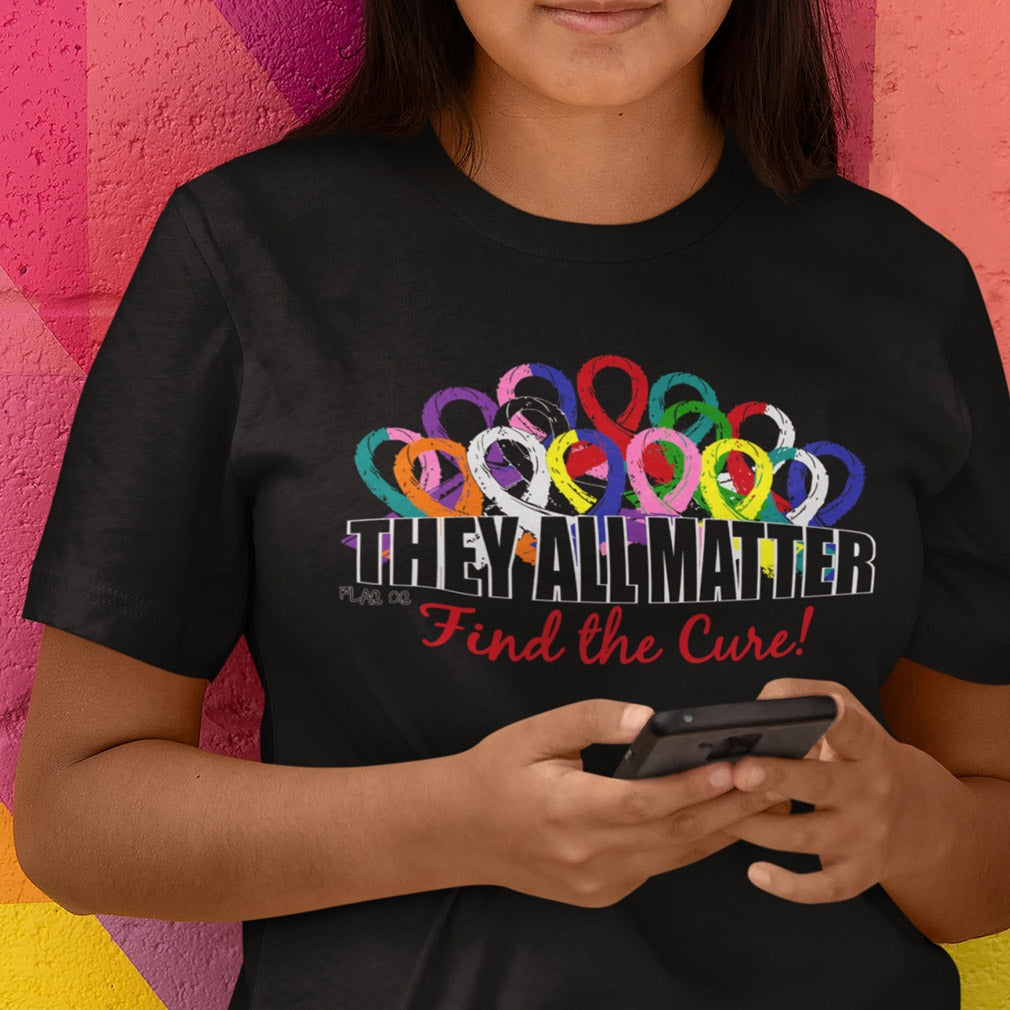 They All Matter Unisex T-Shirt - Black