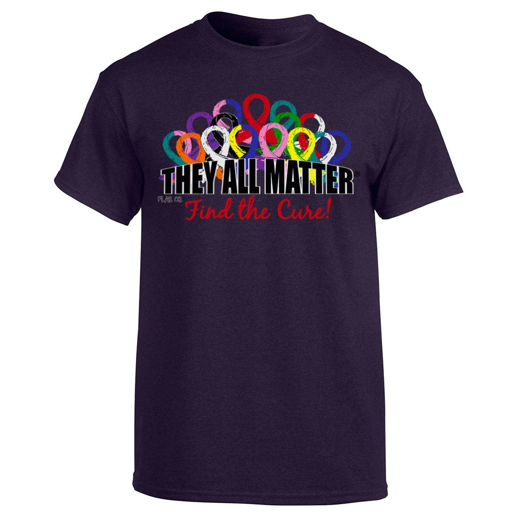 They All Matter Unisex T-Shirt - Blackberry