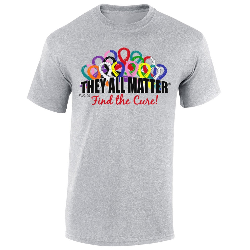 "They All Matter" Unisex T-Shirt - Heather Grey