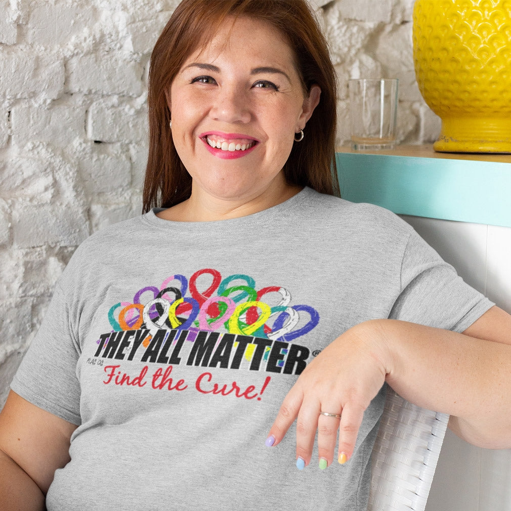 "They All Matter" Unisex T-Shirt - Heather Grey