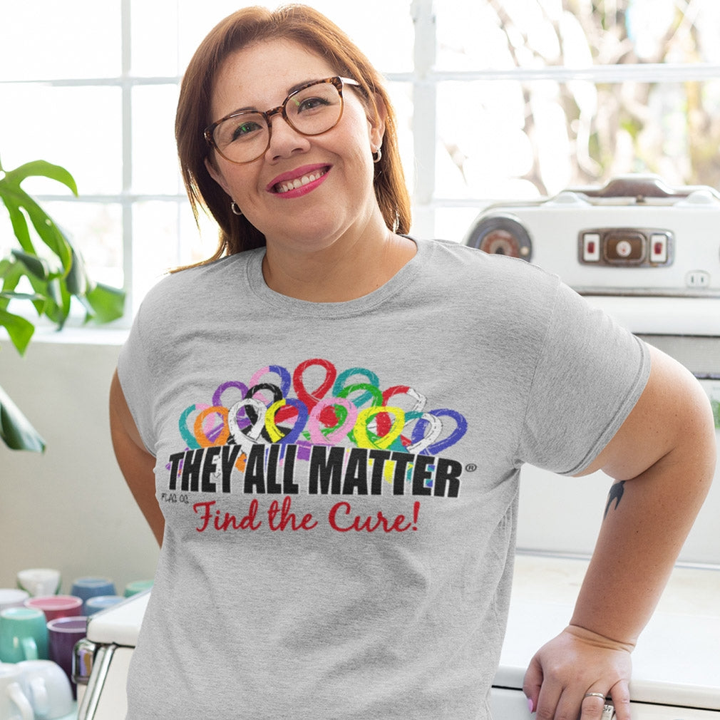 "They All Matter" Unisex T-Shirt - Heather Grey