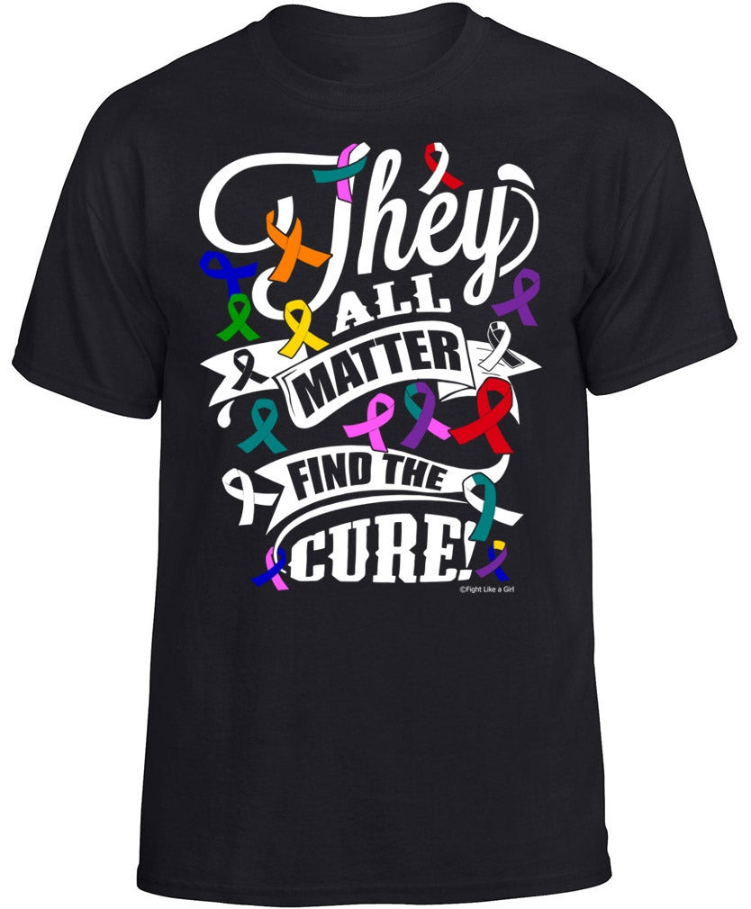 "They All Matter 2" Unisex T-Shirt - Black