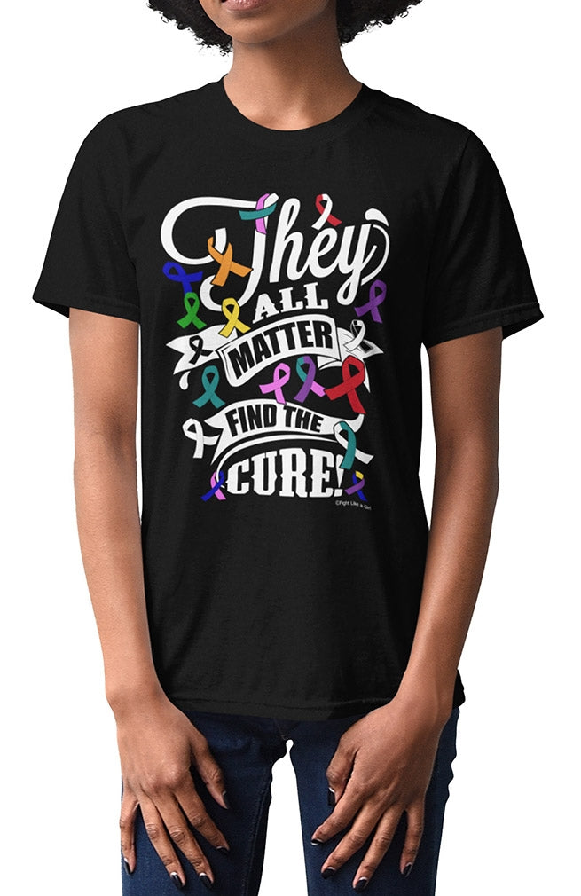 "They All Matter 2" Unisex T-Shirt - Black